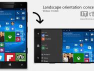 Win10 Mobile开始屏幕横屏模式怎么变？看看这款设计_win10官网