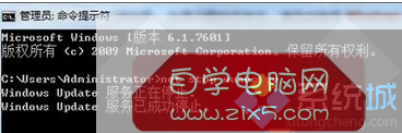 输入：net start wuauserv 