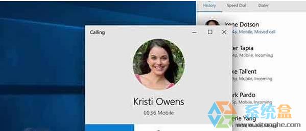 Win10一周年更新更新版可直接在电脑上打电话!