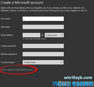 如何安装没有Microsoft帐户的Windows 10