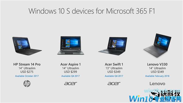 微软发布企业版Windows 10 S：基层员工专心干活