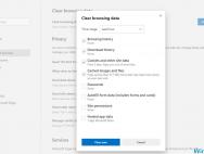 新版Win10 Edge浏览器重新设计清除浏览数据功能界面