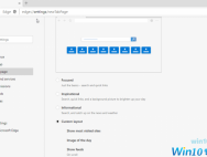 Win10 Edge Canary可自定义设置新标签页