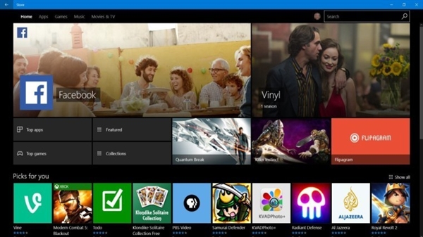 全新Win10应用商店曝光：酷炫！