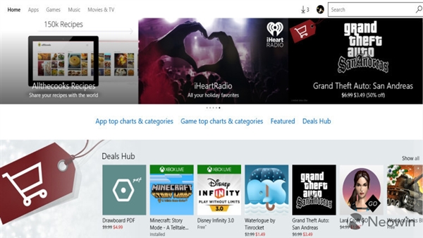 全新Win10应用商店曝光：酷炫！