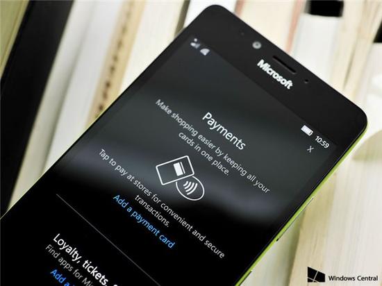 Win10 Mobile移动支付并非全部可用，新机型列表公布