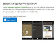 即将发布，Win10 UWP版《星巴克》现身官网