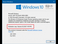 你的Win10预览版过期了吗？