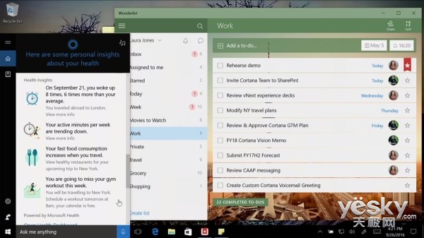 Win10 Cortana将新增健康洞察和提醒功能