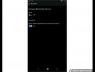 Windows 10 Mobile即将收获全新蓝牙设置页面