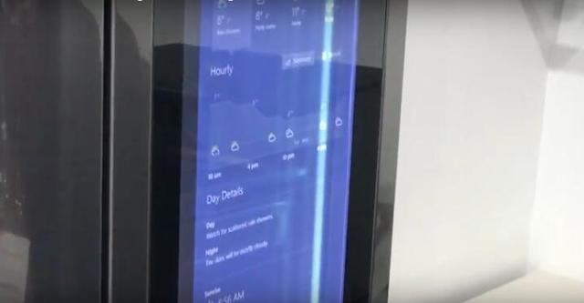 用冰箱上网？这款冰箱自带大触摸屏能运行win10