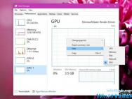  Win10任务管理器中加入GPU性能监视器