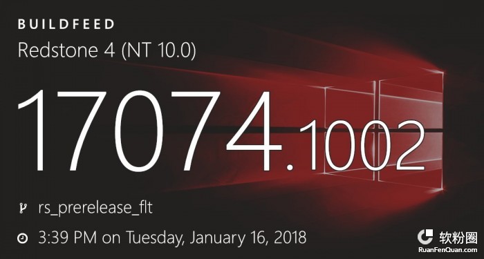 Slow通道获得Windows 10 Build 17074.1002更新.png